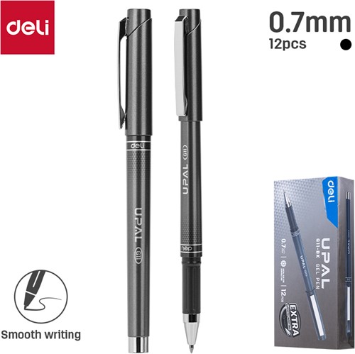 Deli UPAL gelpen 0,7 mm zwart