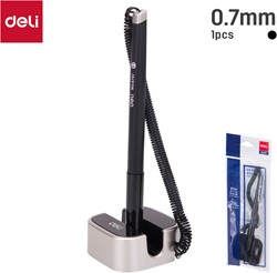 Deli baliebalpen 0,7 mm zwart blister à 1 stuk