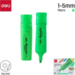Deli Accentio markeerstift beitelpunt 1–5 mm fluo groen