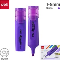 Deli Accentio markeerstift beitelpunt 1–5 mm fluo paars