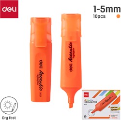 Deli Accentio markeerstift beitelpunt 1–5 mm fluo oranje