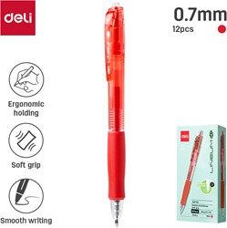 Deli LINEUM gelpen 0,7 mm rood