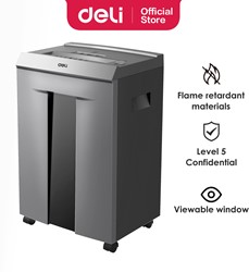 Deli papiervernietiger ET096 16 vel P5 30 liter