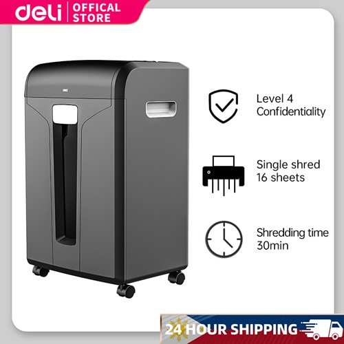 Deli papiervernietiger 16 vel P-4 31 liter