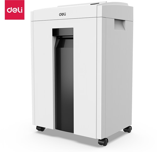 Deli papiervernietiger 12 vel P-4 23 liter wit
