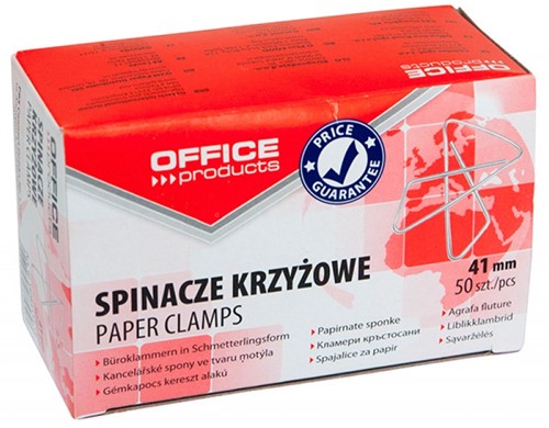 Paperclips vlinder, 41mm, 50 stuks