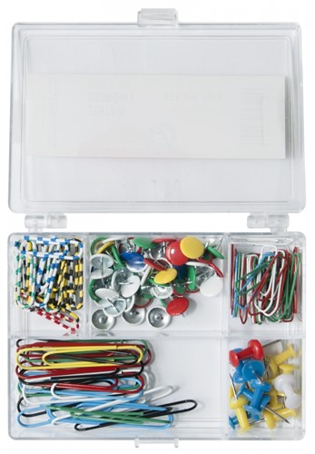 Kantoorset (punaises, paperclips), 135 stuks mix-2