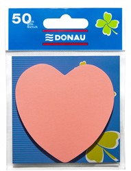 Memoblok, hart, lichtroze