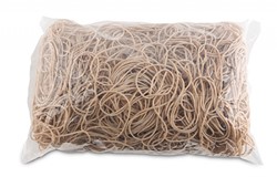 Elastiekjes, diameter 60mm, lengte 94mm, 1,5x1,5mm, 1000g, naturel