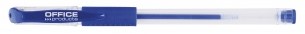 Gelpen 0,3 mm, blauw met grip