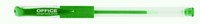 Gelpen 0,3 mm, groen met grip