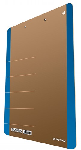Klembord, karton, A4, blauw