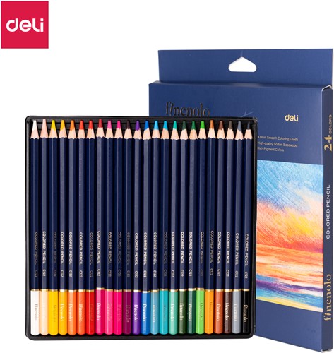 Finenolo kleurpotloden 24 kleuren/doos