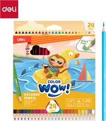 Deli Color WOW kleurpotloden 24 kleuren