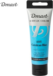 Dmast acrylverf 75ml PE tube 405 Cerulean