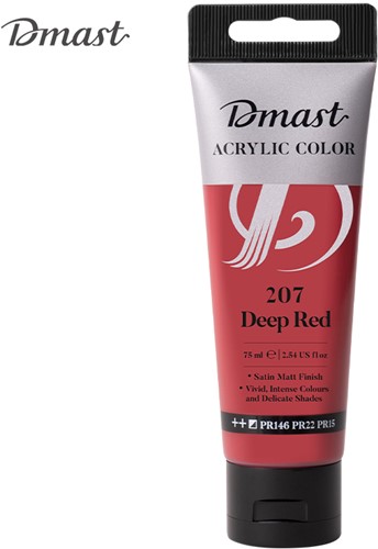 Dmast acrylverf 75ml PE tube 507 Deep Red