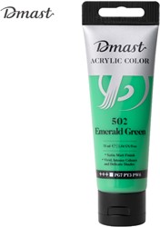 Dmast acrylverf 75ml PE tube 502 Emerald Green