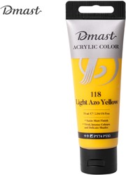 Dmast acrylverf 75ml PE tube 118 Azo Yellow
