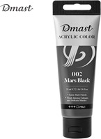 Dmast acrylverf 75ml PE tube 002 Mars Black
