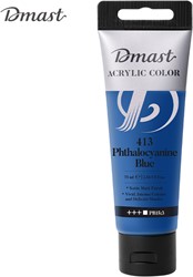 Dmast acrylverf 75ml PE tube 413 Phtalocyanine Blue