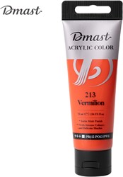 Dmast acrylverf 75ml PE tube 213 Vermilion