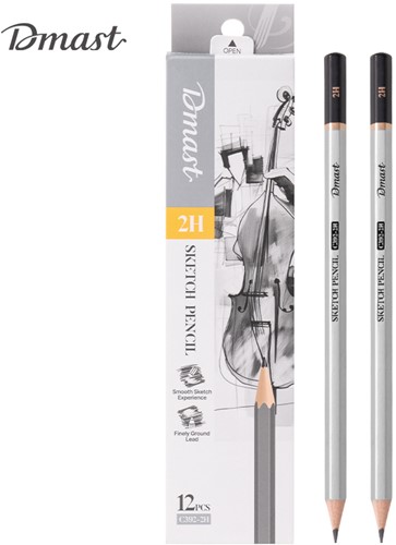 Dmast 2H potlood 12 stuks/doos