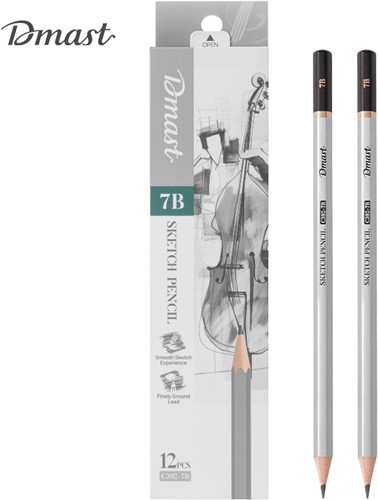 Dmast potlood 7B 12 stuks/doos