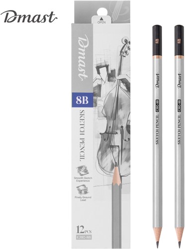 Dmast 8B potlood 12 stuks/doos