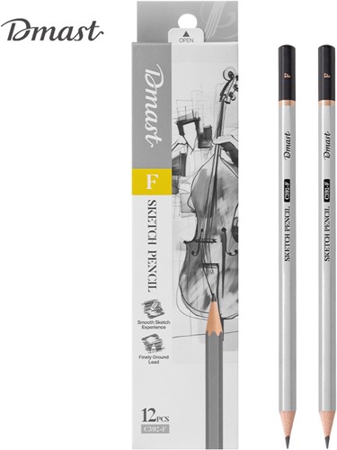 Dmast potlood F 12 stuks/doos