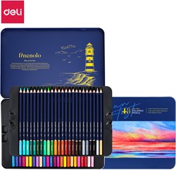 Finenolo kleurpotloden 48 kleuren metalen doos