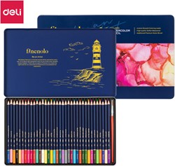 Finenolo aquarelpotloden 36 kleuren in metalen box