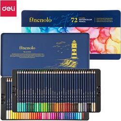 Finenolo aquarelpotloden 72 kleuren in metalen box