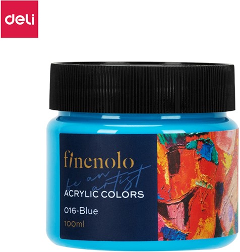 Finenolo acrylverf 100ml pot Blue