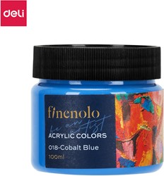 Finenolo acrylverf 100ml pot CobalBlue