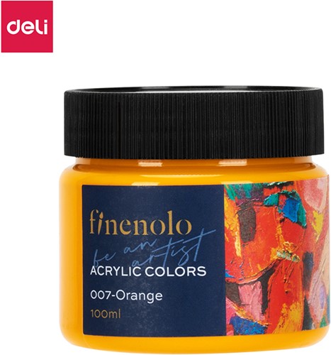Finenolo acrylverf 100ml pot Orange