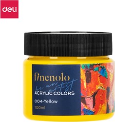 Finenolo acrylverf 100ml pot Yellow