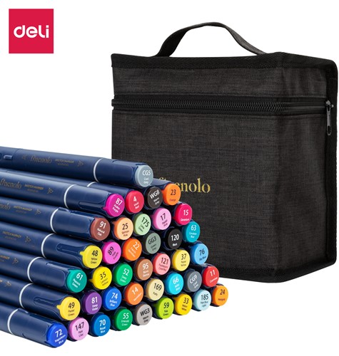 Sketchmarker Finenolo, 1+6mm lijndikte, 40 kleuren