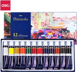 Finenolo waterverf 12ml tubes 12 kleuren