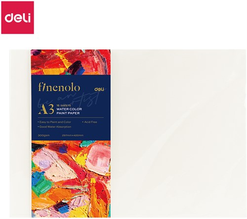 Finenolo aquarelpapier A3 300 gr. 16vel