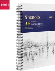 Dmast Sketchbook A4 60vel 160 gram zij-spiraal