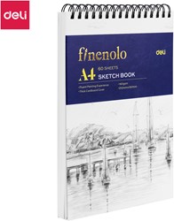 Finenolo Sketchbook A4 60vel 160 gram top-spiraal