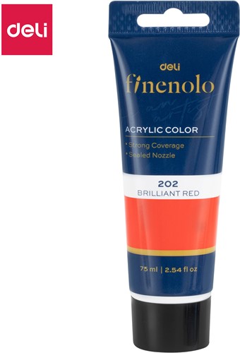 Finenolo acrylverf 75ml tube Bright Red