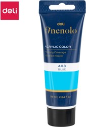 Finenolo acrylverf 75ml tube  Blue