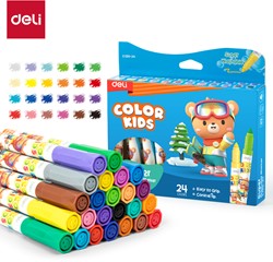 Deli Color Kids viltstiften set 24 kleuren