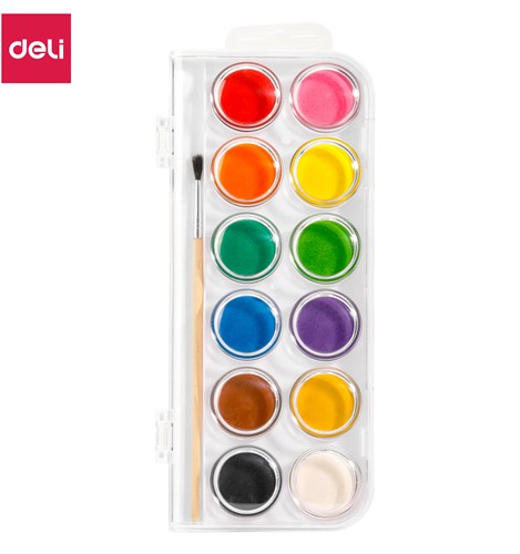 Deli Color Emotion waterverf 12 kleuren