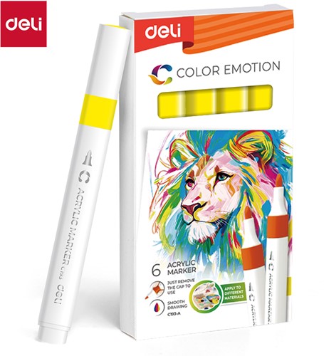 Deli Color Emotion sketchmarker yellow