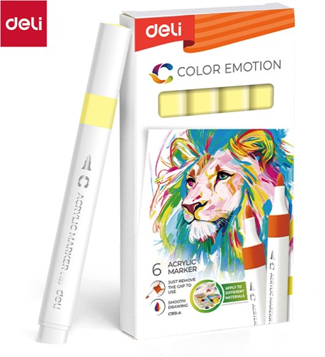 Deli Color Emotion sketchmarker lemon yellow