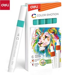 Deli Color Emotion sketchmarker cyan blue
