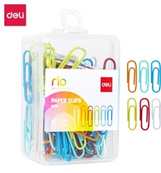 Deli RIO paperclips 29 mm assorti