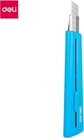 Deli RIO afbreekmes 9 mm blauw blister à 1 stuk